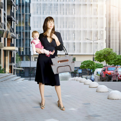 8Pcs Baby Nappy Diaper Bags Set