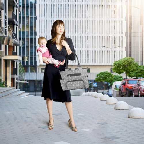 8Pcs Baby Nappy Diaper Bags Set