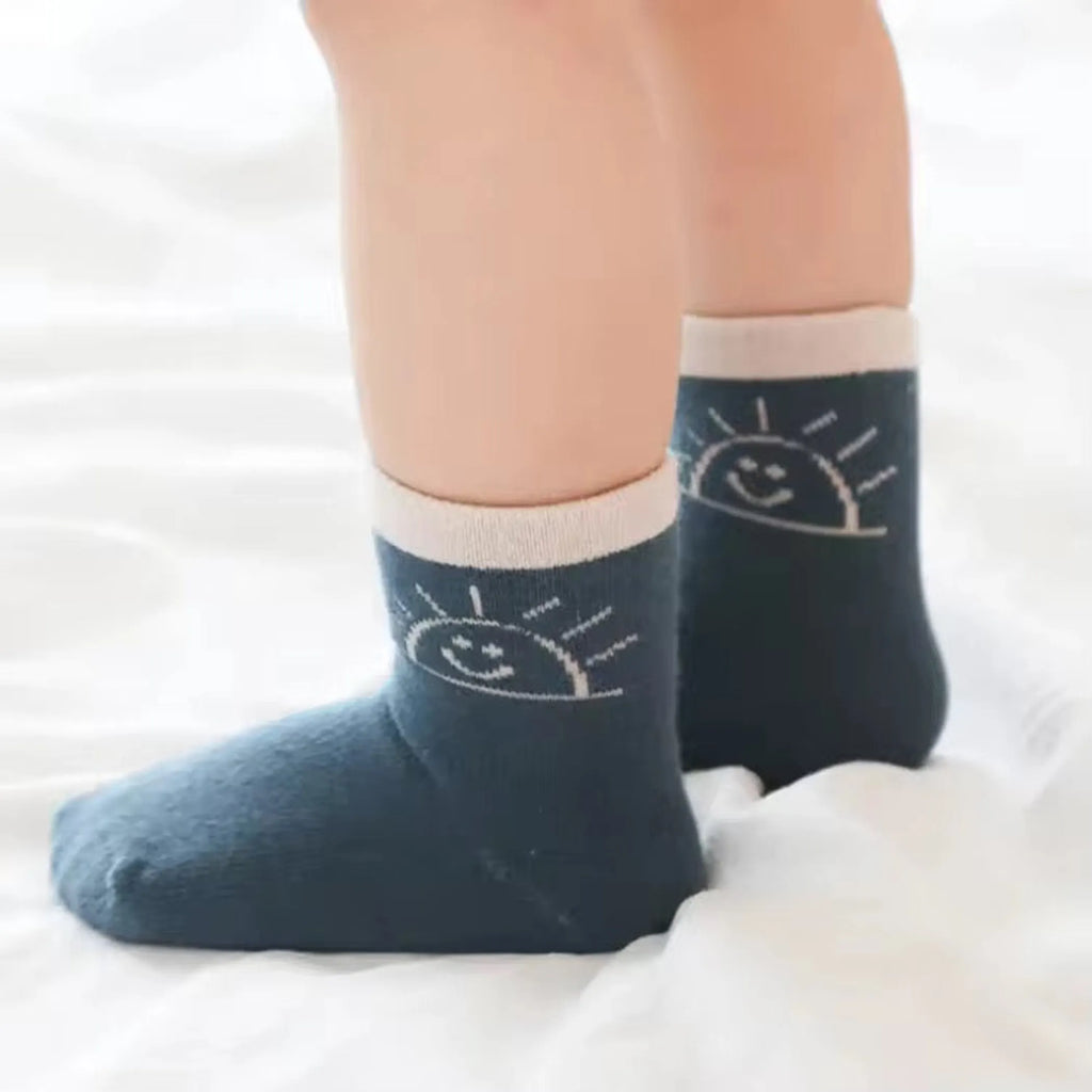 Organic Cotton Kids Socks |Sunset Socks for Toddlers