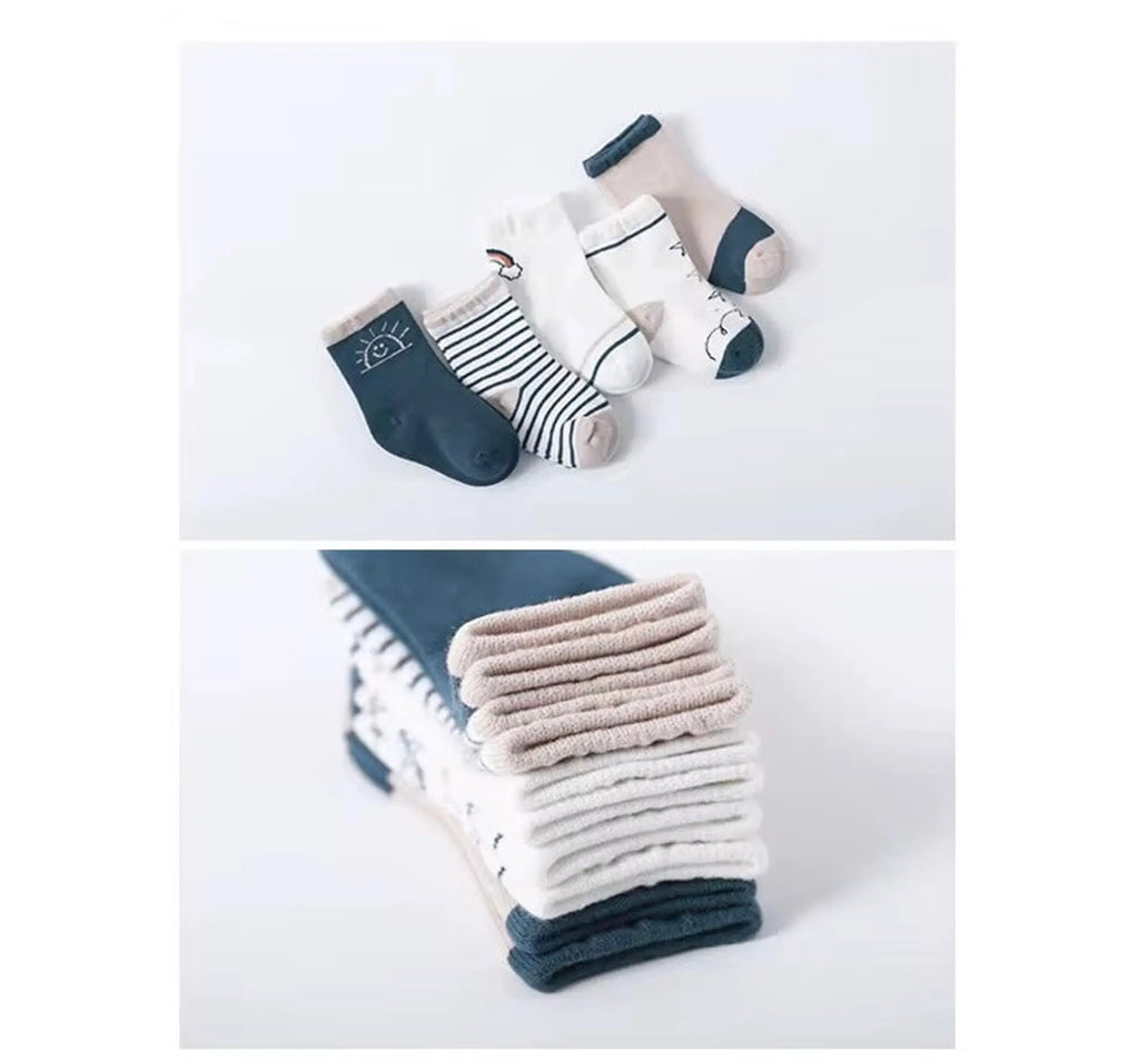 Organic Cotton Kids Socks |Sunset Socks for Toddlers