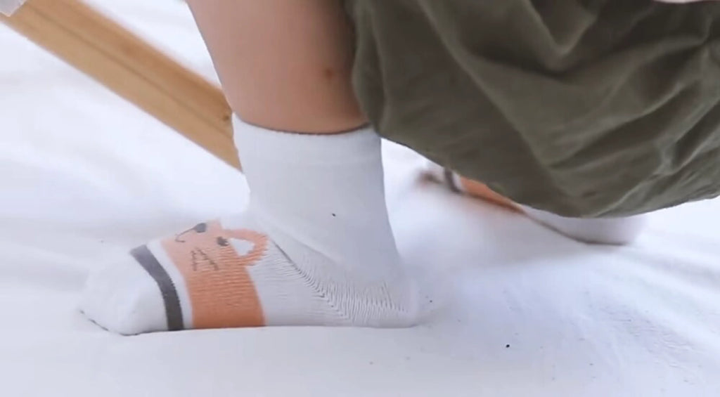 Organic Cotton Kids Socks | Fun Cat Socks for Toddlers & Little Kids