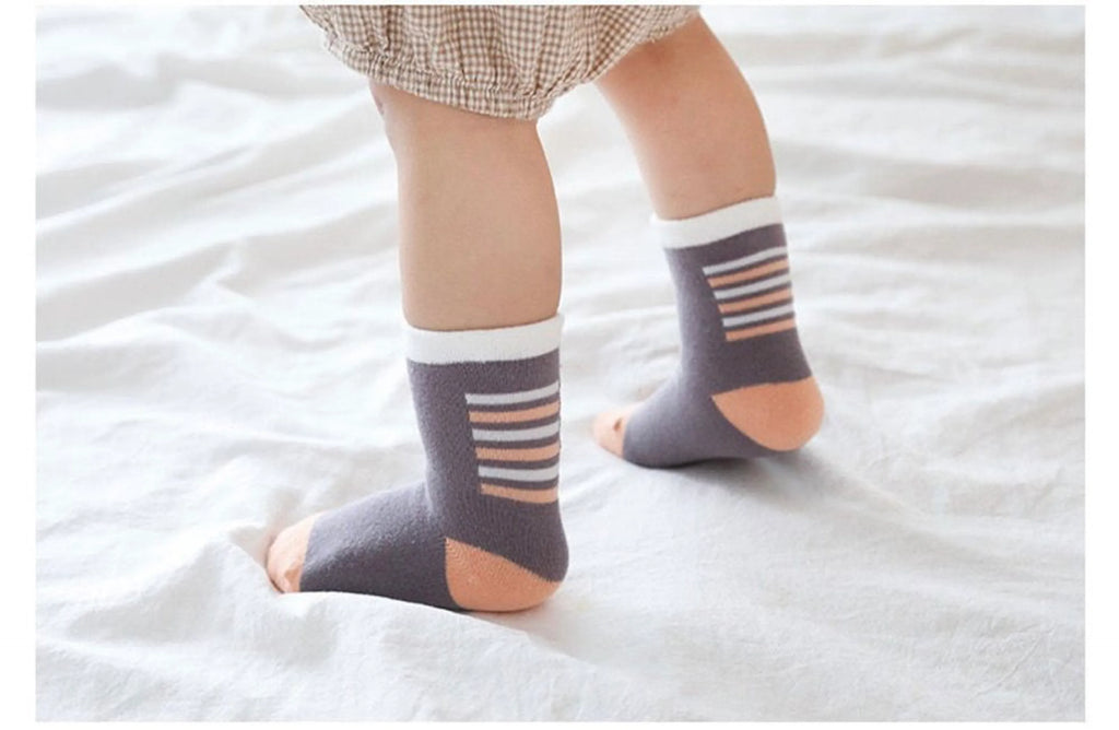 Organic Cotton Kids Socks | Fun Cat Socks for Toddlers & Little Kids