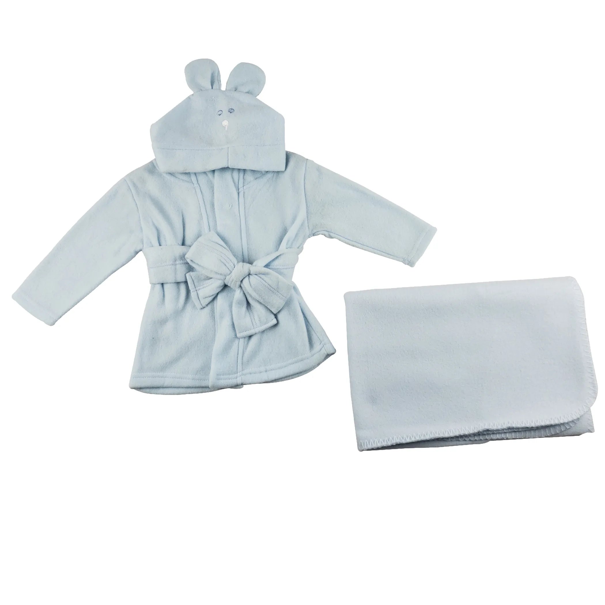Bambini Robe and Blanket - Size: NEWBORN | Pack Of: 1 | Type: Fleece