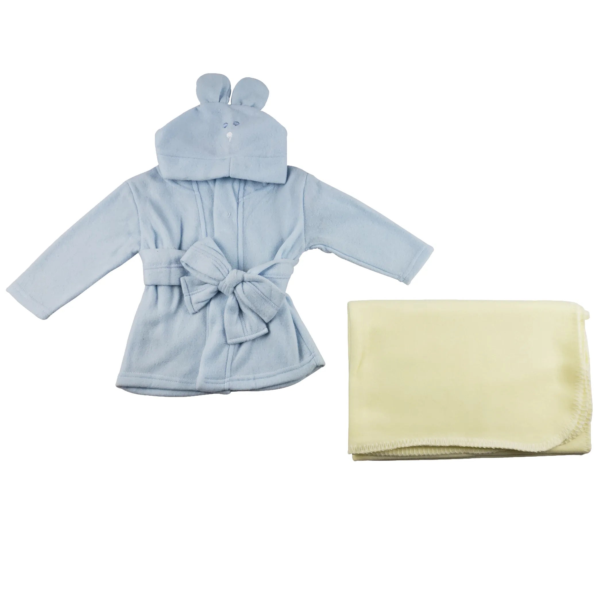 Bambini Robe and Blanket - Size: NEWBORN | Pack Of: 1 | Type: Fleece