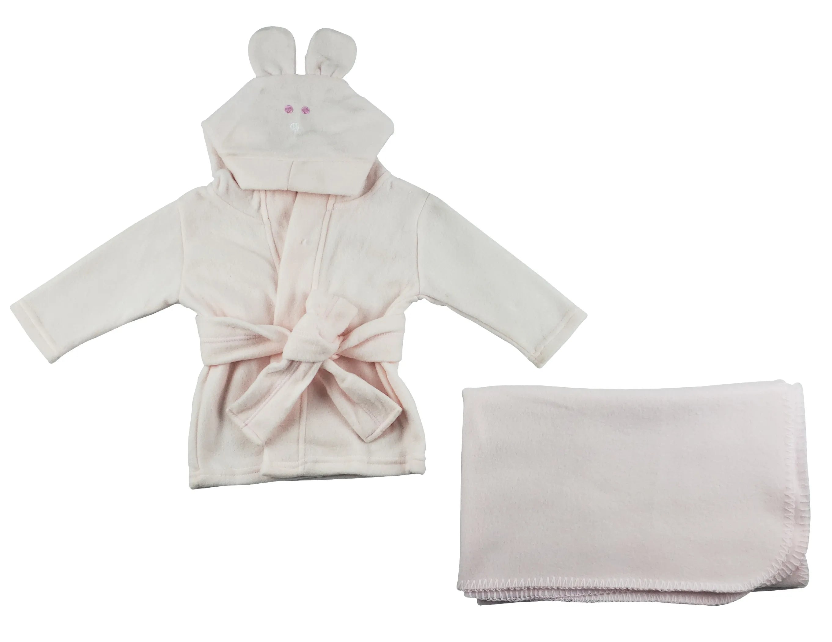 Bambini Robe and Blanket - Size: NEWBORN | Pack Of: 1 | Type: Fleece