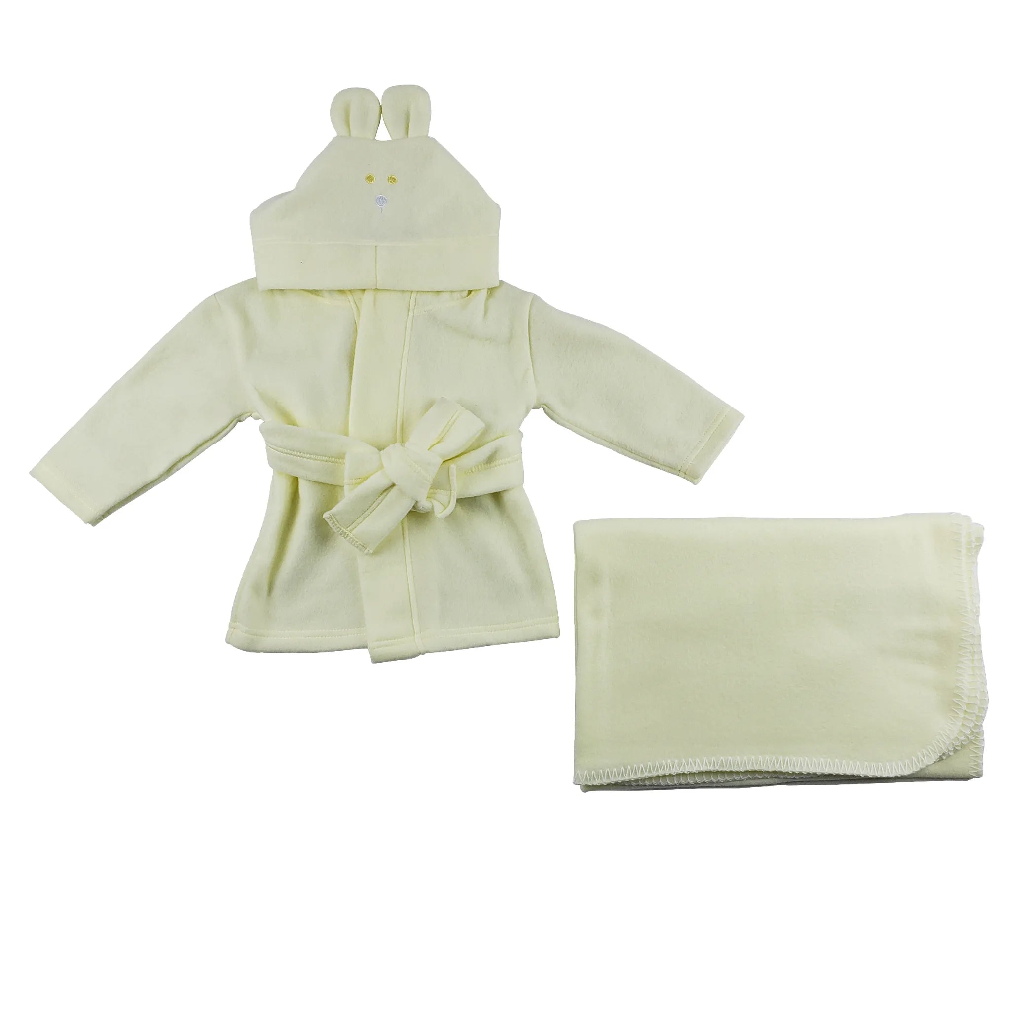 Bambini Robe and Blanket - Size: NEWBORN | Pack Of: 1 | Type: Fleece